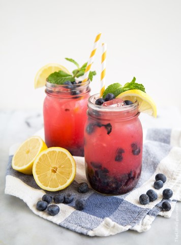 Sugar-Free Blueberry Lemonade